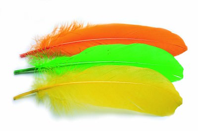 Veniard Goose Shoulder Stiff Bleached White Fly Tying Materials